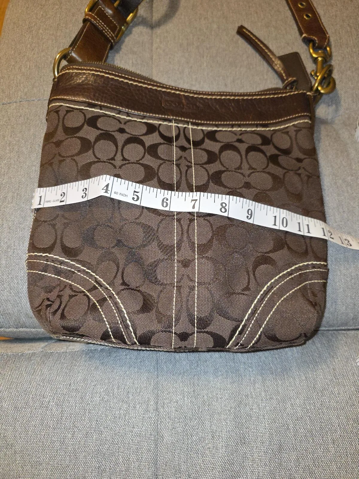 Vintage Coach Signature Legacy Convertible Bucket Duffel Crossbody – photo 9