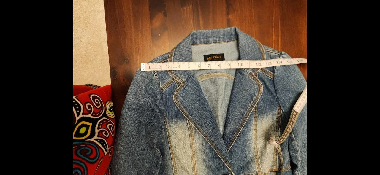 Vintage Y2K OLIVE des OLIVE Denim Fitted Blazer Jacket – photo 10
