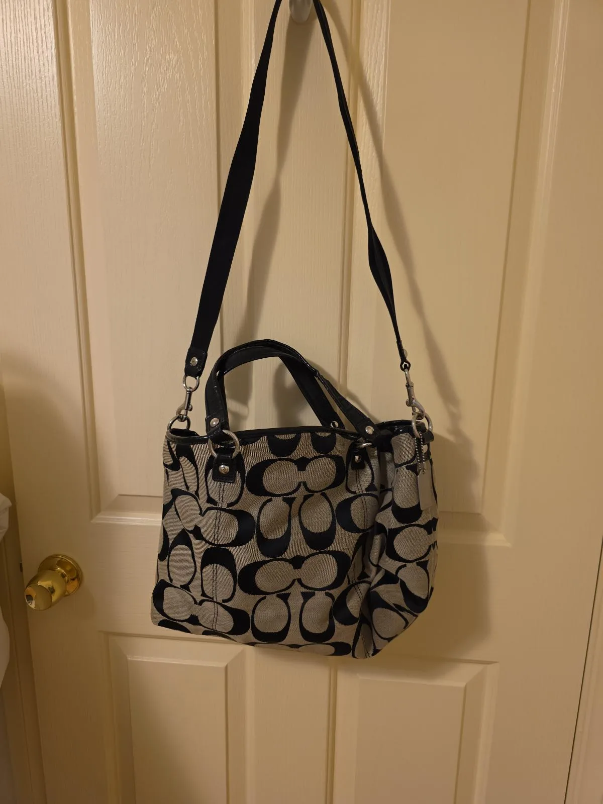 Vintage Coach Poppy Daisy Signature Satchel/Tote – photo 2