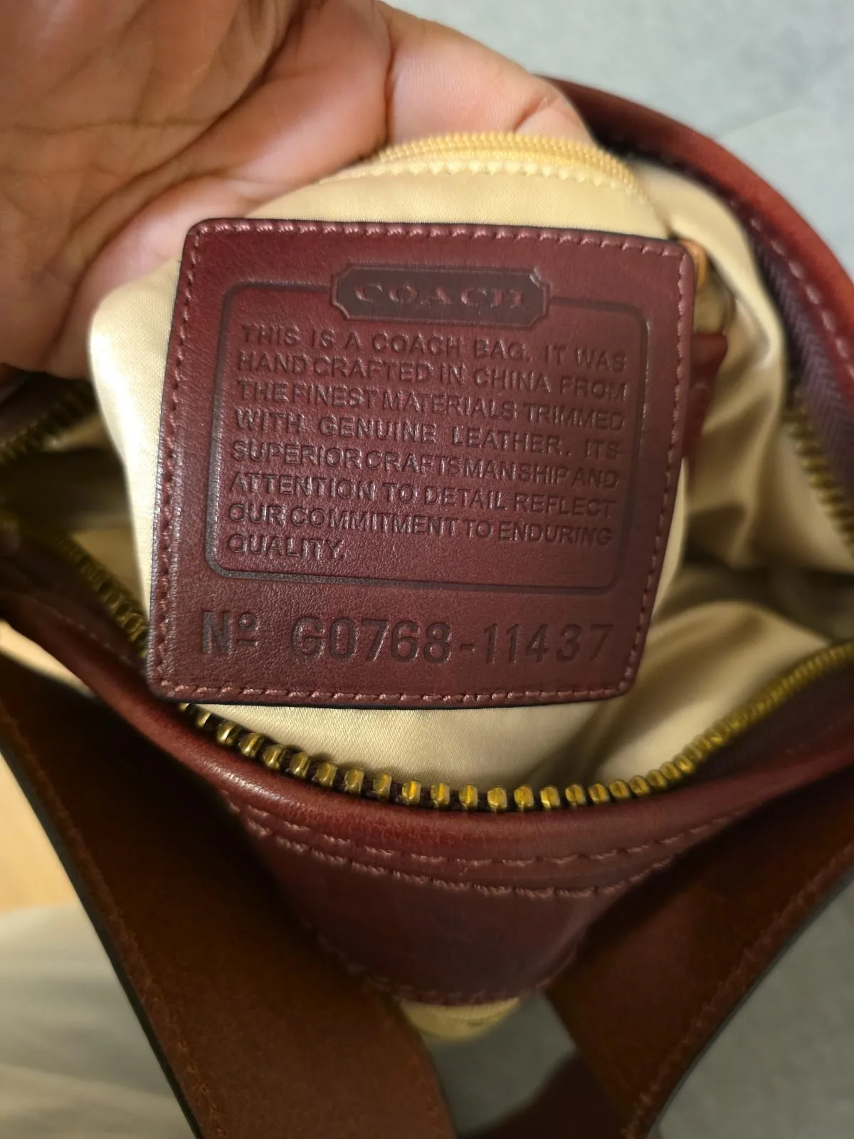 Vintage 2007 Coach Bleecker Signature Bucket/Duffle Bag – photo 7