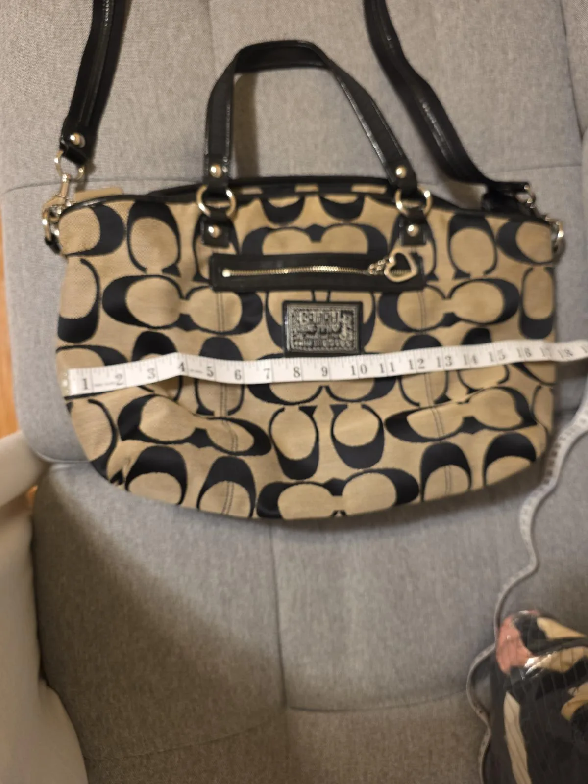 Vintage Coach Poppy Daisy Signature Satchel/Tote – photo 7