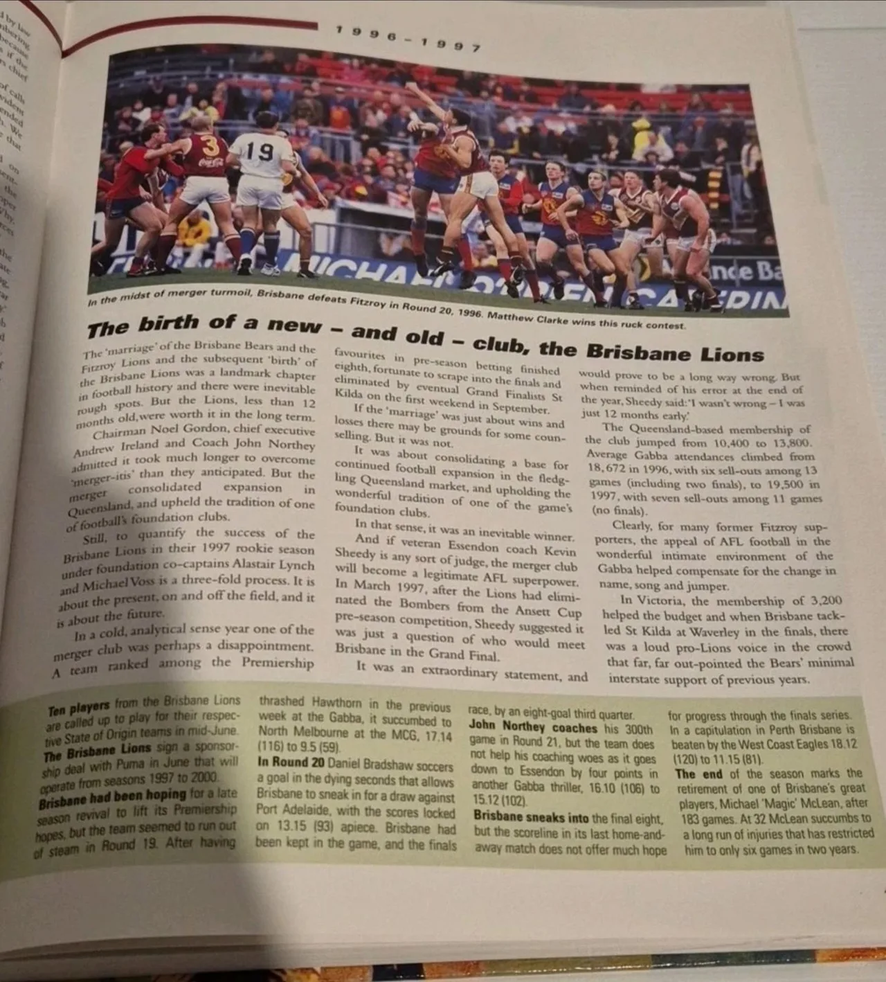 The Clubs Complete History of Every Club in the VFL/AFL Hardcover 1998 Vintage — photo 6