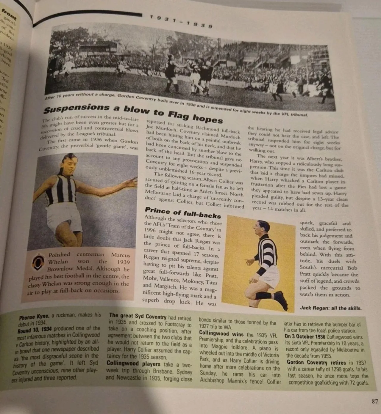 The Clubs Complete History of Every Club in the VFL/AFL Hardcover 1998 Vintage — photo 7