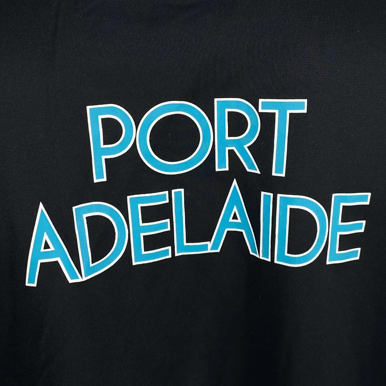 Port Adelaide Power Track Jacket Mens XXL Vintage AFL Full Zip Black Teal — photo 6