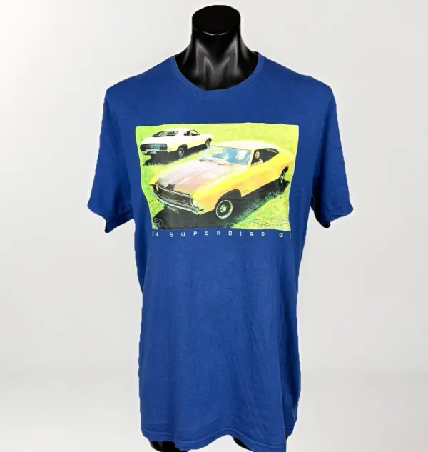 Ford Official Licensed Product XA Superbird GT Graphic T Shirt Mens 2XL Blue
