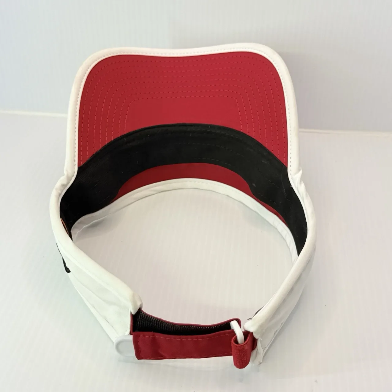 VTG Sydney Swans New Era Adjustable Visor Cap Red White Embroidered AFL Fan Gear — photo 4