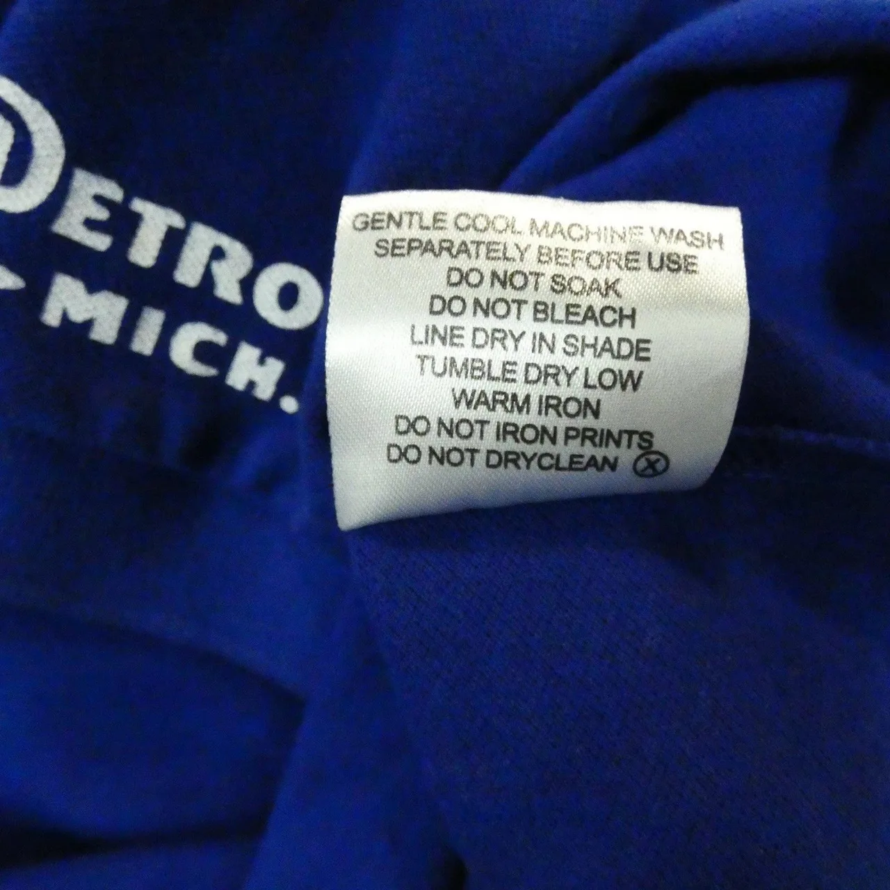 Ford Motor Co Vintage Mens Medium Polo Shirt Royal Blue Graphic Short Sleeve M — photo 10