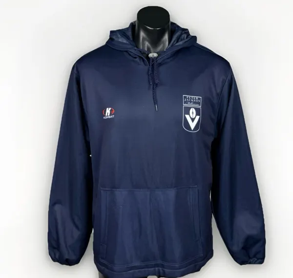 Victoria Big V State Of Origin AFL Hoodie Mens Size Medium Kombat Navy Blue Jump