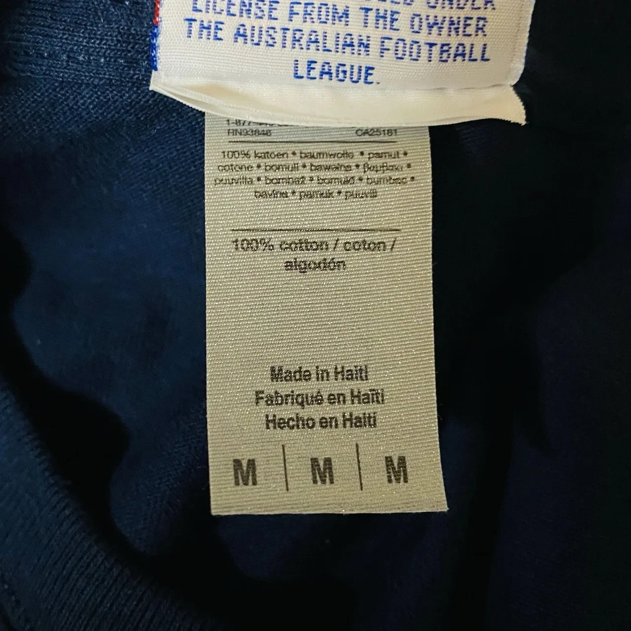 Melbourne Demons AFL Premiers 2021 T Shirt Mens Medium Navy Kevin Kahan Graphic — photo 7