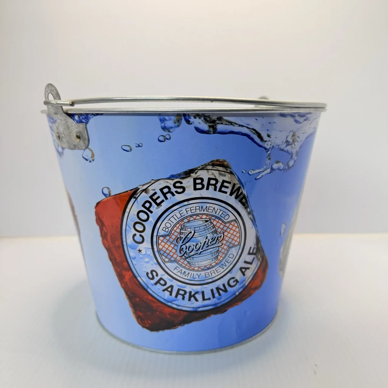 Coopers Brewery Metal Beer Ice Bucket Pale Ale Sparkling Ale Lager Galvanised — photo 4