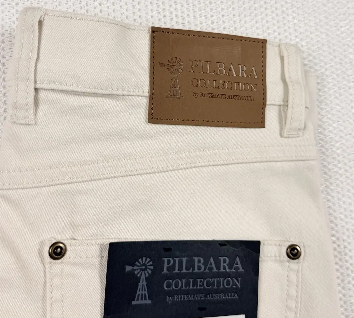 Pilbara Collection Stretch Denim Jean Men’s 77R Bone Australian Rural NWT – photo 5