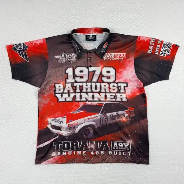 Australia Muscle Cars Polo Shirt XXL Holden Torana A9X 1979 Bathurst Brock