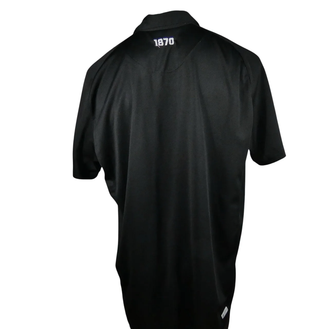 Port Adelaide Power AFL Team Polo Shirt Mens 3XL ISC Oak Plus 1870 Black — photo 2