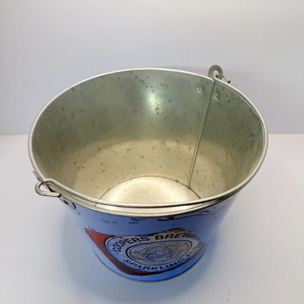 Coopers Brewery Metal Beer Ice Bucket Pale Ale Sparkling Ale Lager Galvanised — photo 10