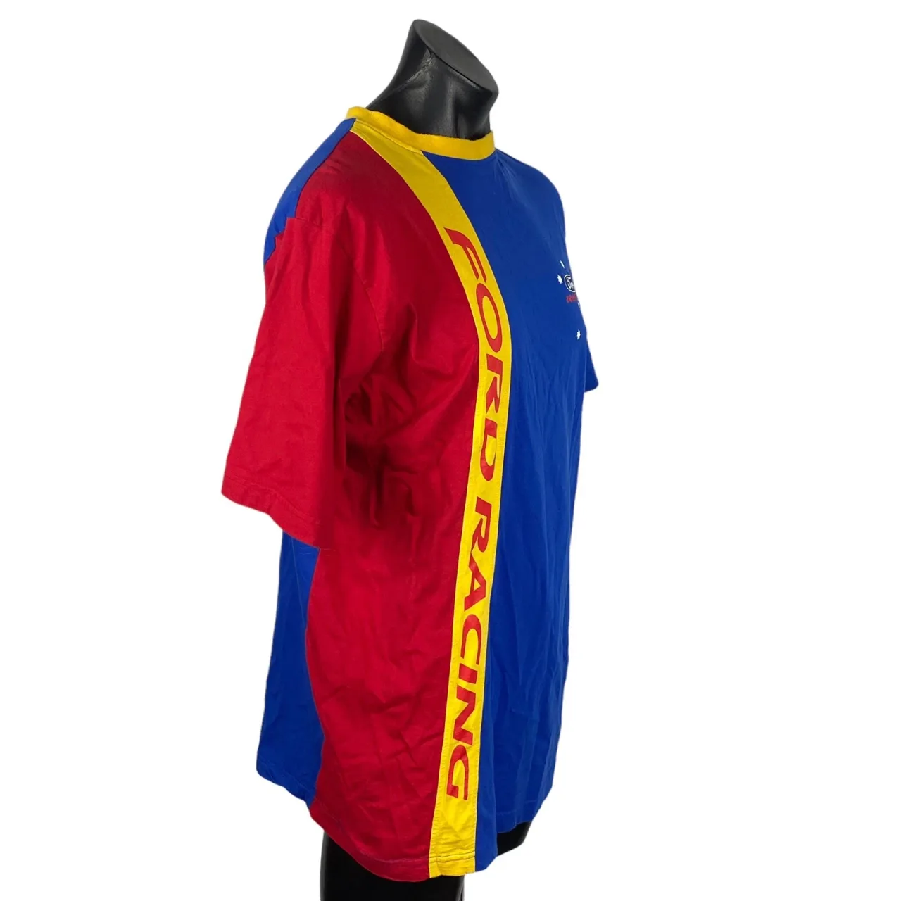 VTG Ford Racing T Shirt Mens Large L Blue Red Yellow Southern Cross V8 Supercars — photo 8