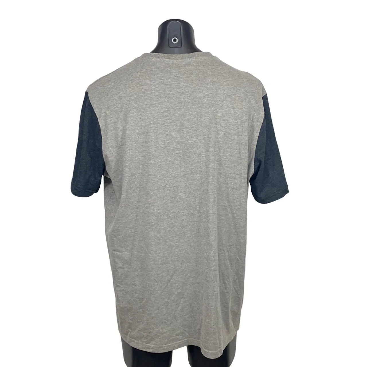 Port Adelaide Power PAFC AFL T Shirt Mens 2XL Grey Navy First 18 Retro Footy — photo 2