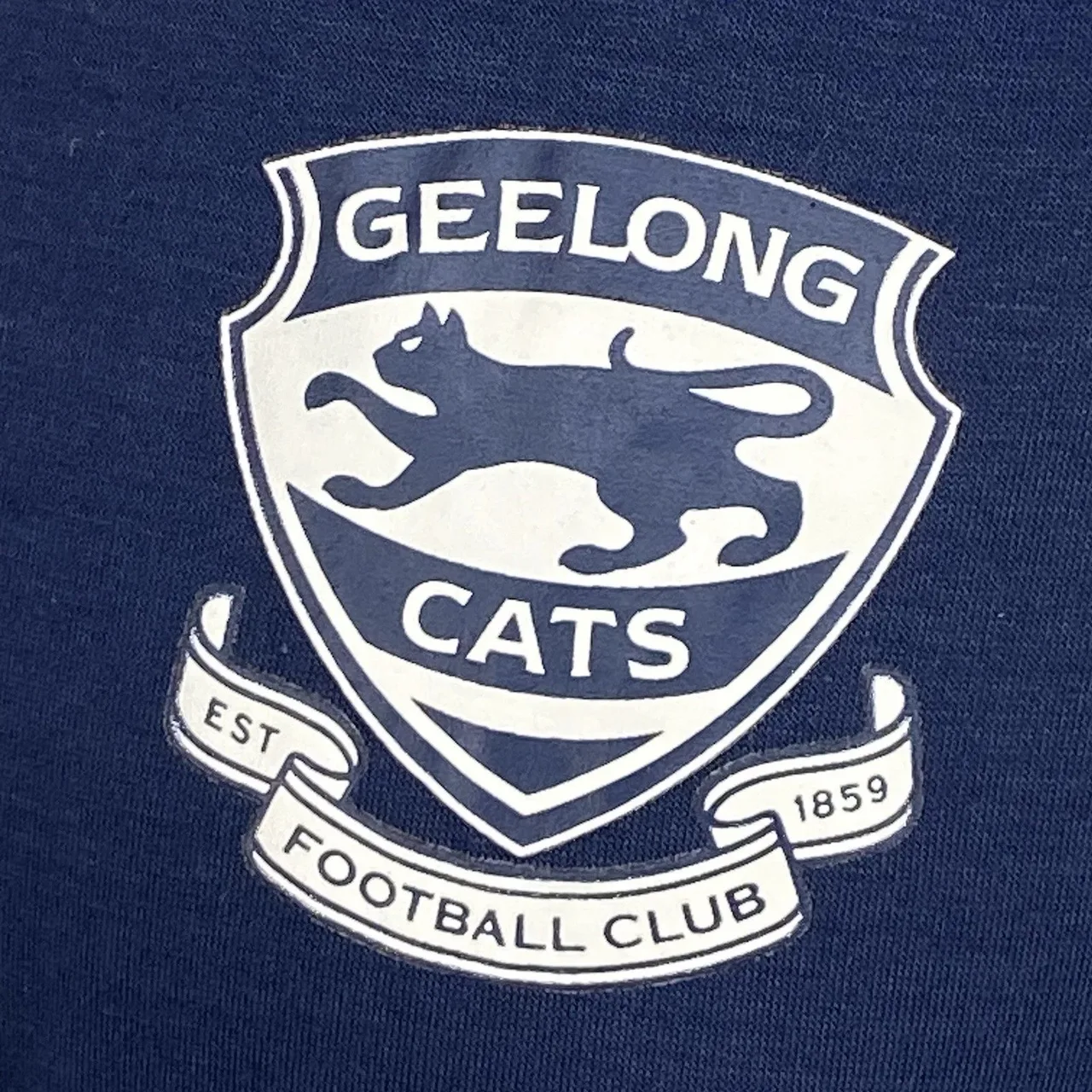 Geelong Cats T-Shirt Mens 3XL Navy Blue Cotton On Official AFL Training Tee — photo 6
