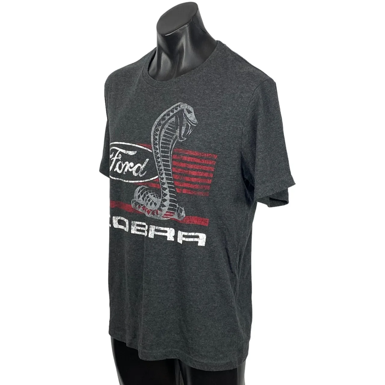 Ford Cobra Graphic T-Shirt Charcoal Grey Large Official Licensed Muscle Car — photo 5