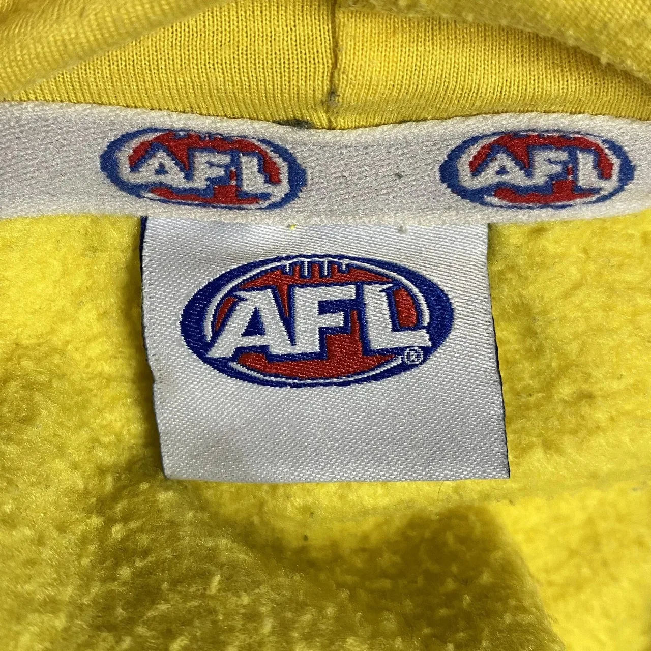 Richmond Tigers AFL Mens Pullover Hoodie Jumper Size 3XL Yellow Black Graphic — photo 8