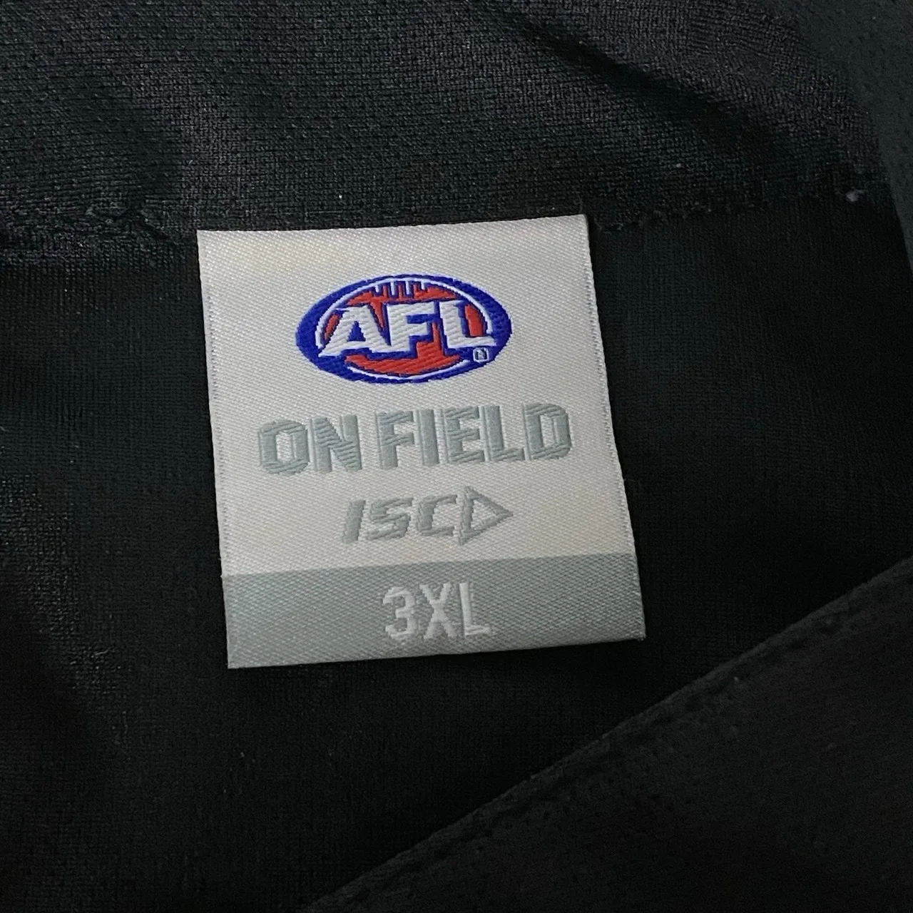 Port Adelaide Power AFL Team Polo Shirt Mens 3XL ISC Oak Plus 1870 Black — photo 8
