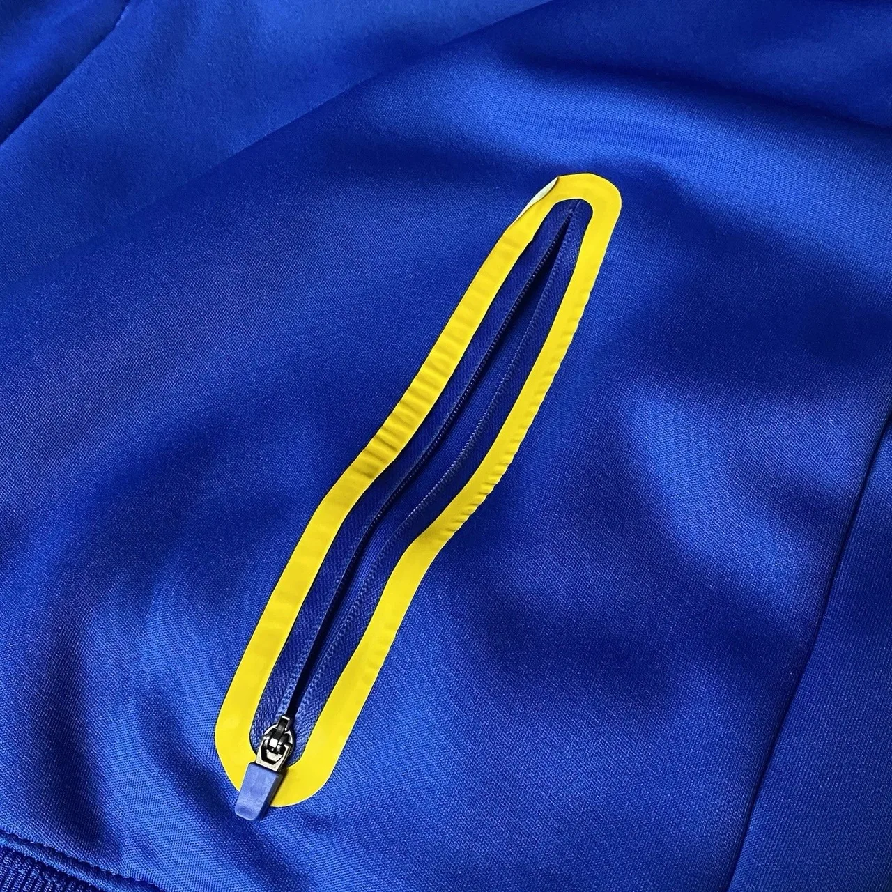 West Coast Eagles AFL Mens Full Zip Hoodie Jumper Size 2XL Royal Blue Grey — photo 5