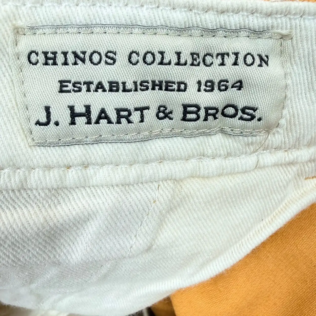 J. Hart & Bros. Chino Collection Pants Men's 38 x 33 Mustard Regular Fit – photo 7