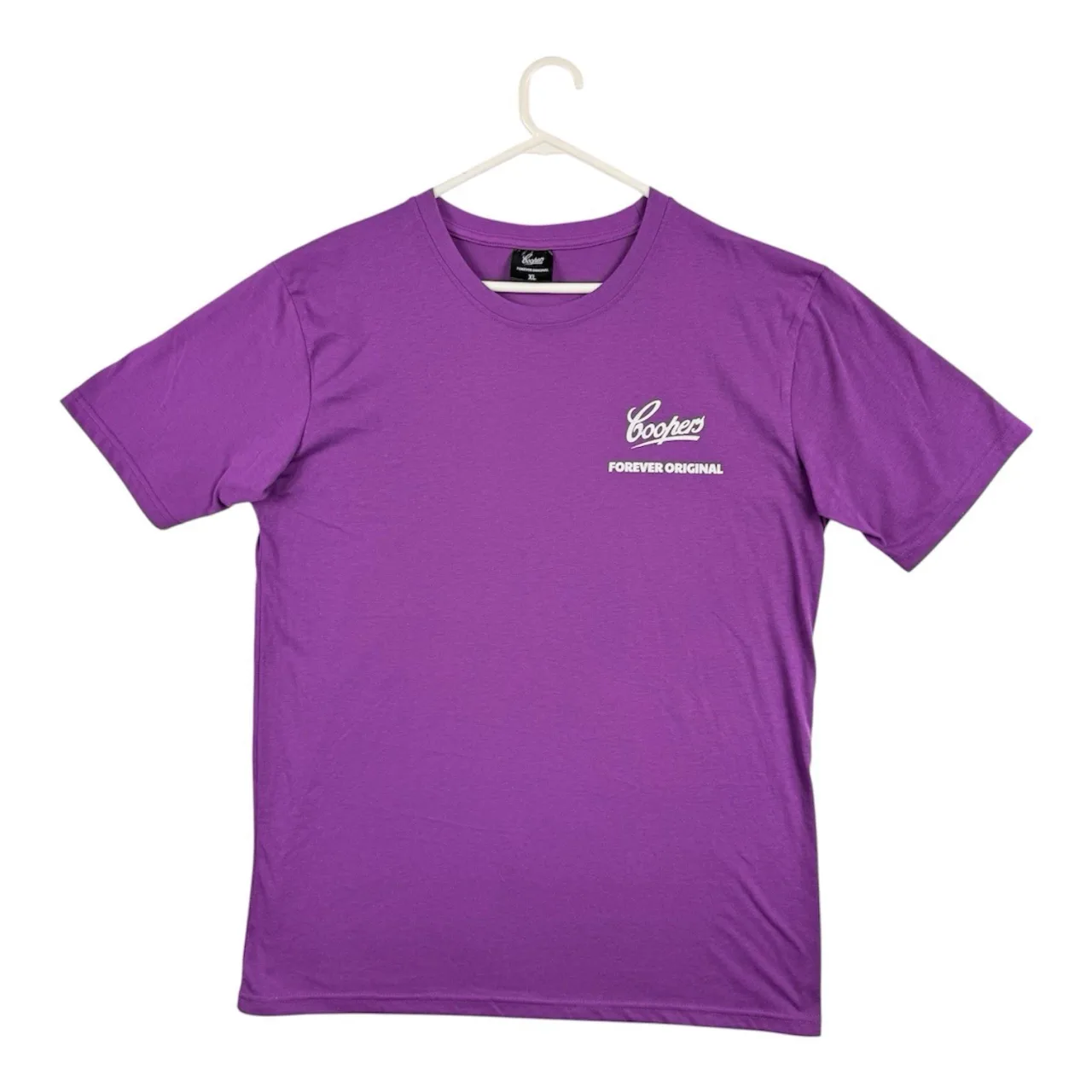 Coopers Brewery XPA T Shirt Mens XL Purple Short Sleeve Extra Pale Ale Tee — photo 2