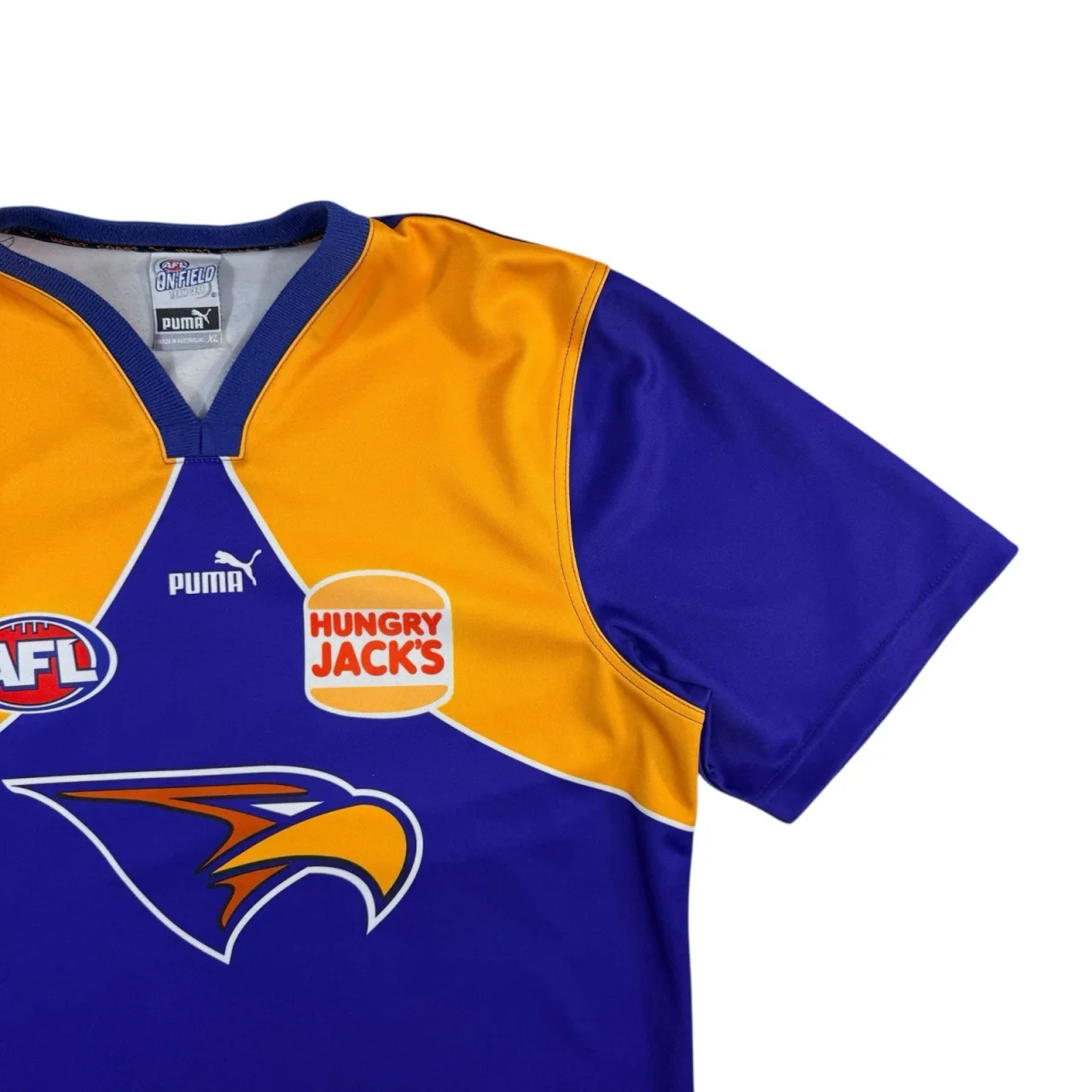 West Coast Eagles AFL Guernsey Jersey Puma Hungry Jacks Size XL Australia — photo 8