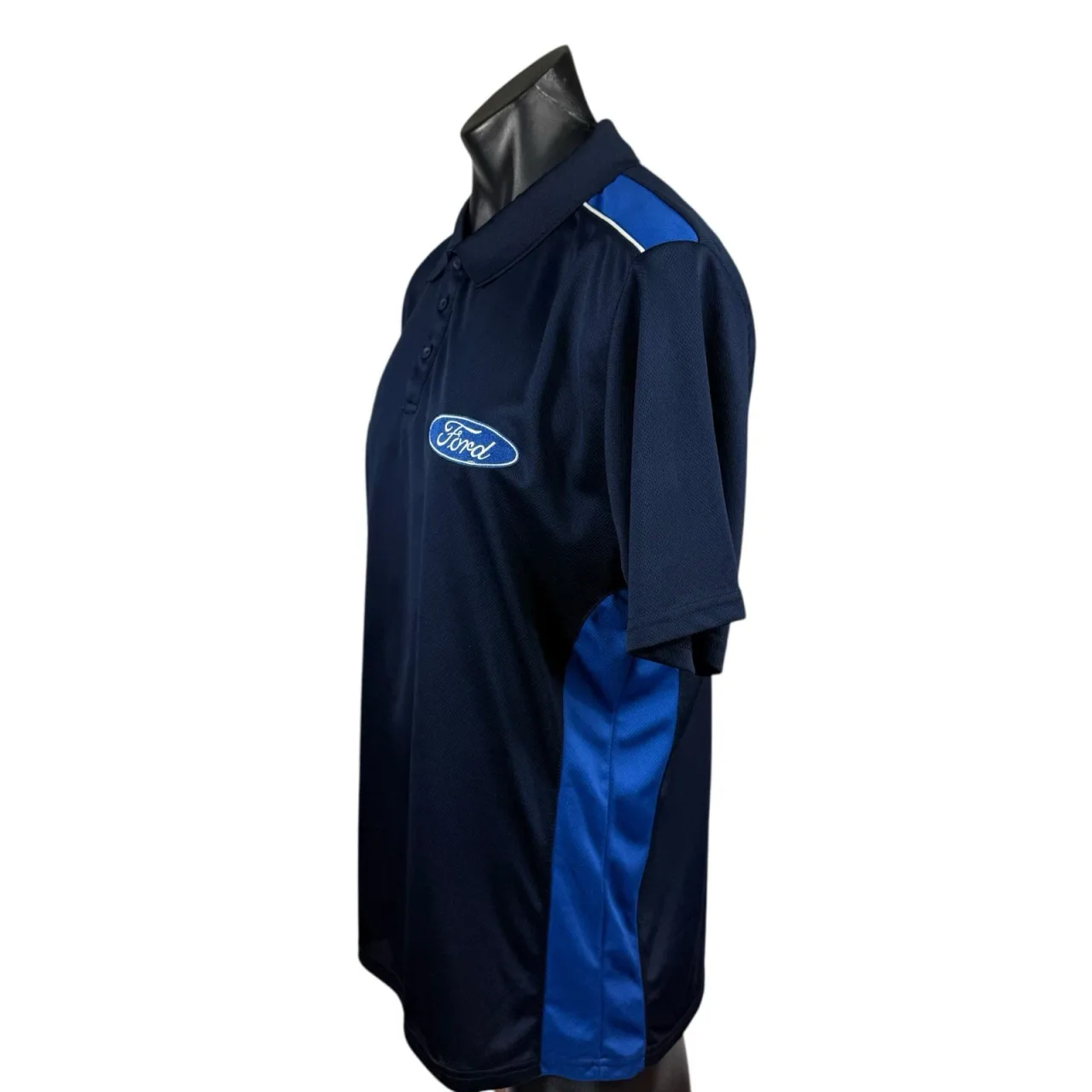 Ford Performance 5.0 Litre 7450RPM Navy Blue Polo Shirt Mens Size 2XL XXL — photo 6