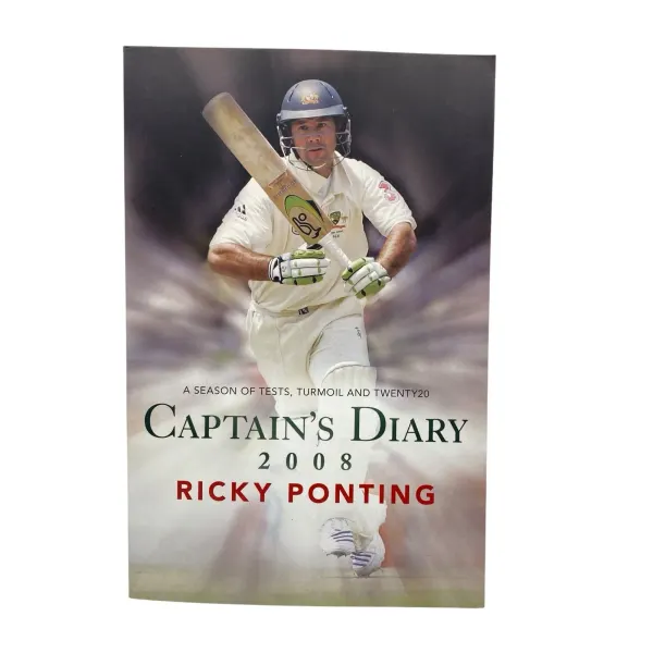 Ricky Ponting Captains Diary 2008 Geoff Armstrong Australian Cricket PB Book