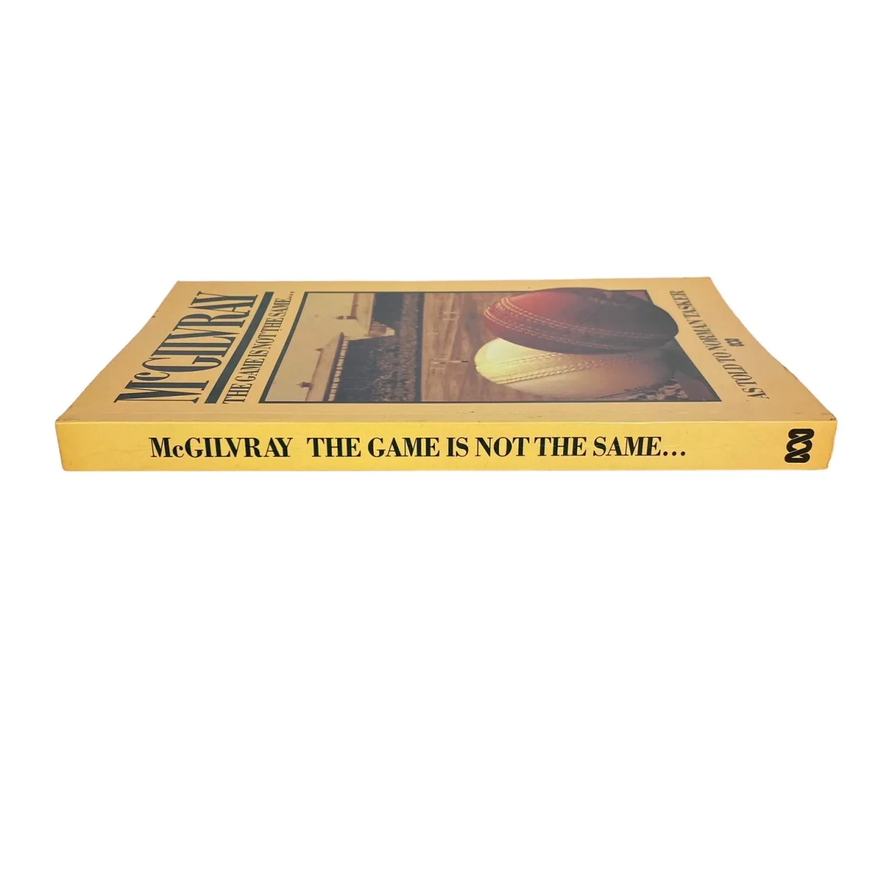 VTG 80s McGilvray The Game Is Not The Same Paperback Book ABC Radio Cricket 1986 — photo 5