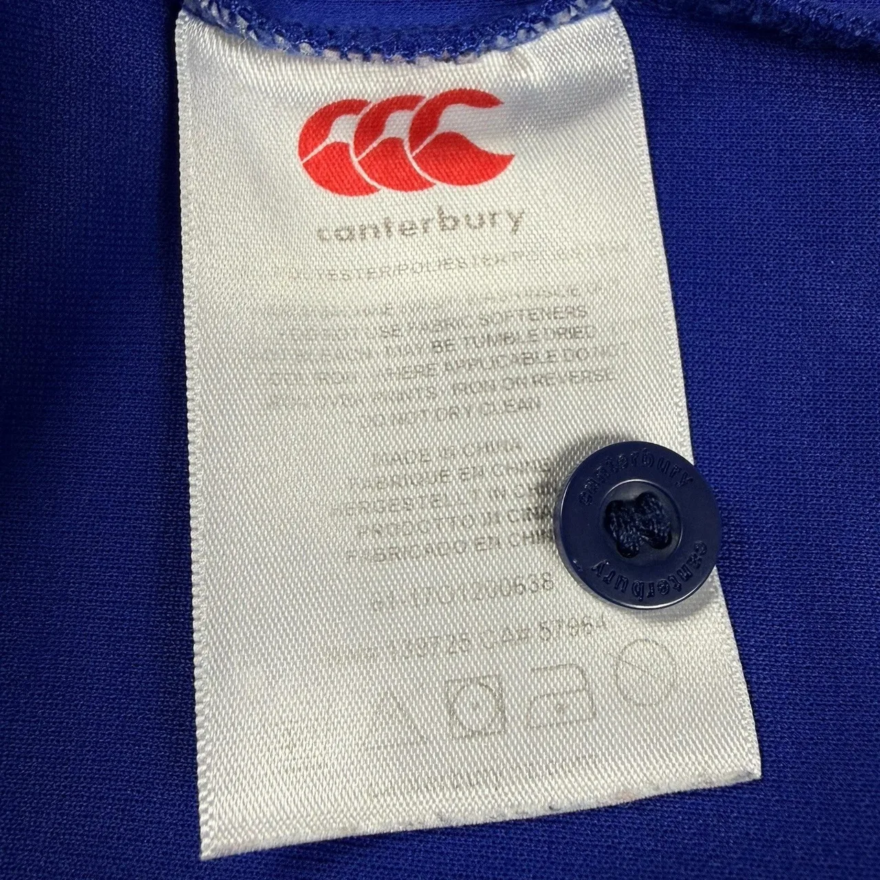 North Melbourne AFL Polo Shirt Large Mens Blue 2018 On-Field Gear Canterbury — photo 10