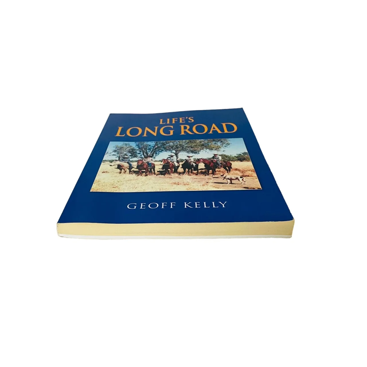 Lifes Long Road Geoff Kelly Signed Paperback Book 2017 First Edition Outback His — photo 6