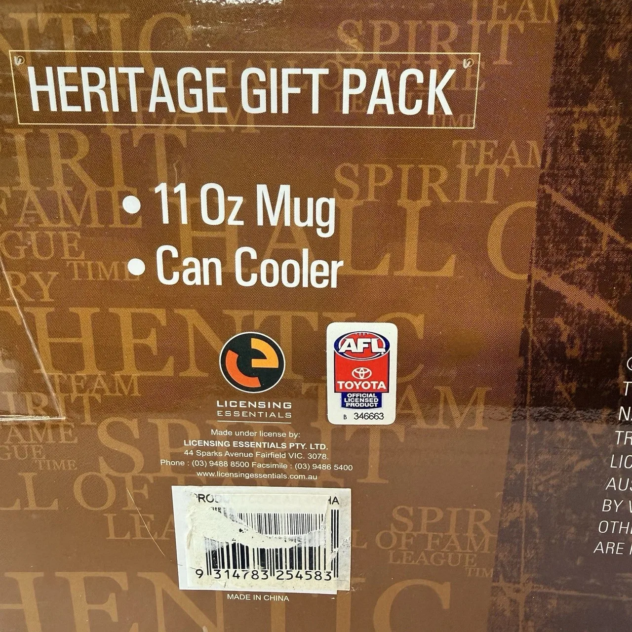 Adelaide Crows AFL Heritage Gift Pack Ceramic Mug & Can Cooler Stubby Holder — photo 6