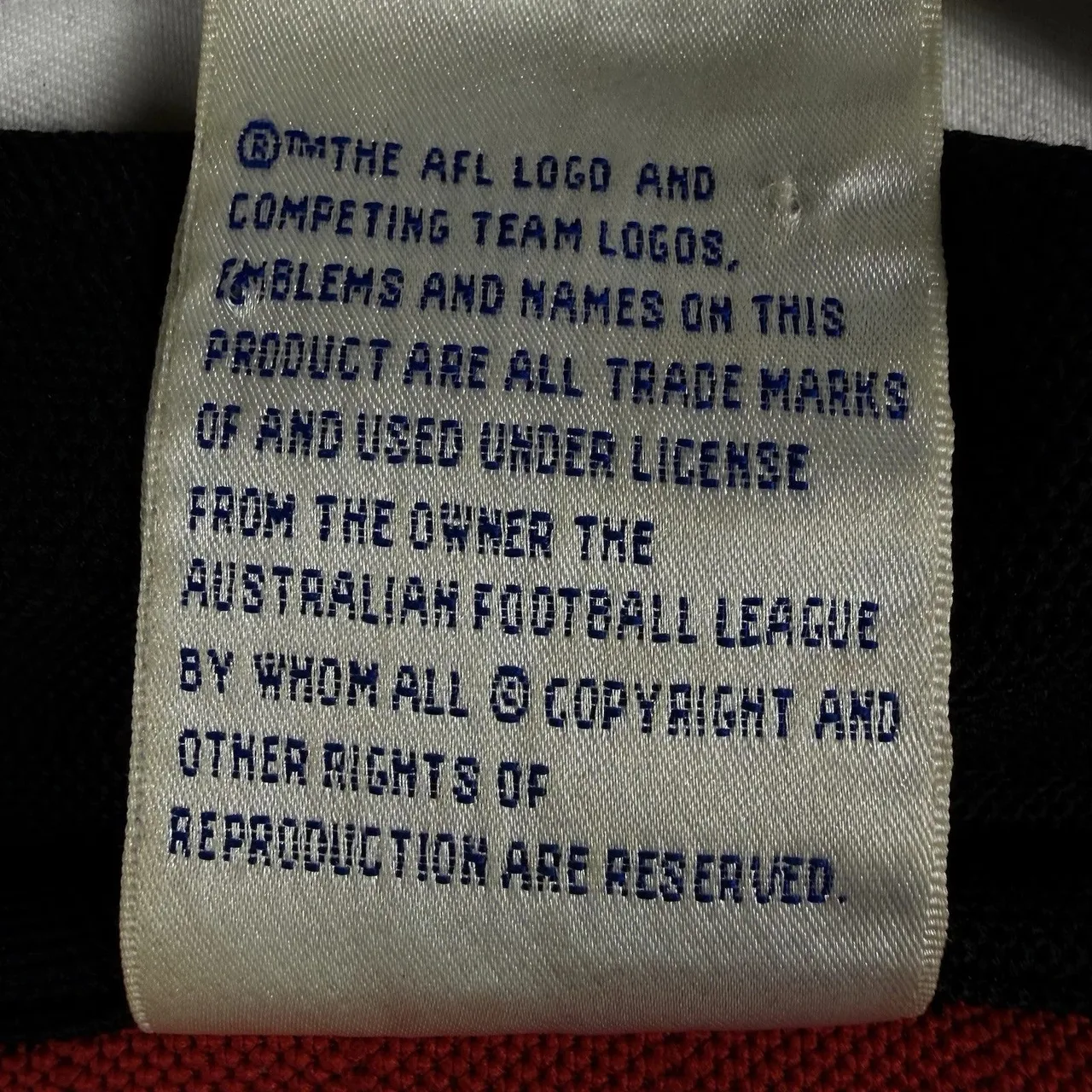 Essendon Bombers AFL Puma On-Field Long Sleeve Training Sweater Men XL Black/Red — photo 12