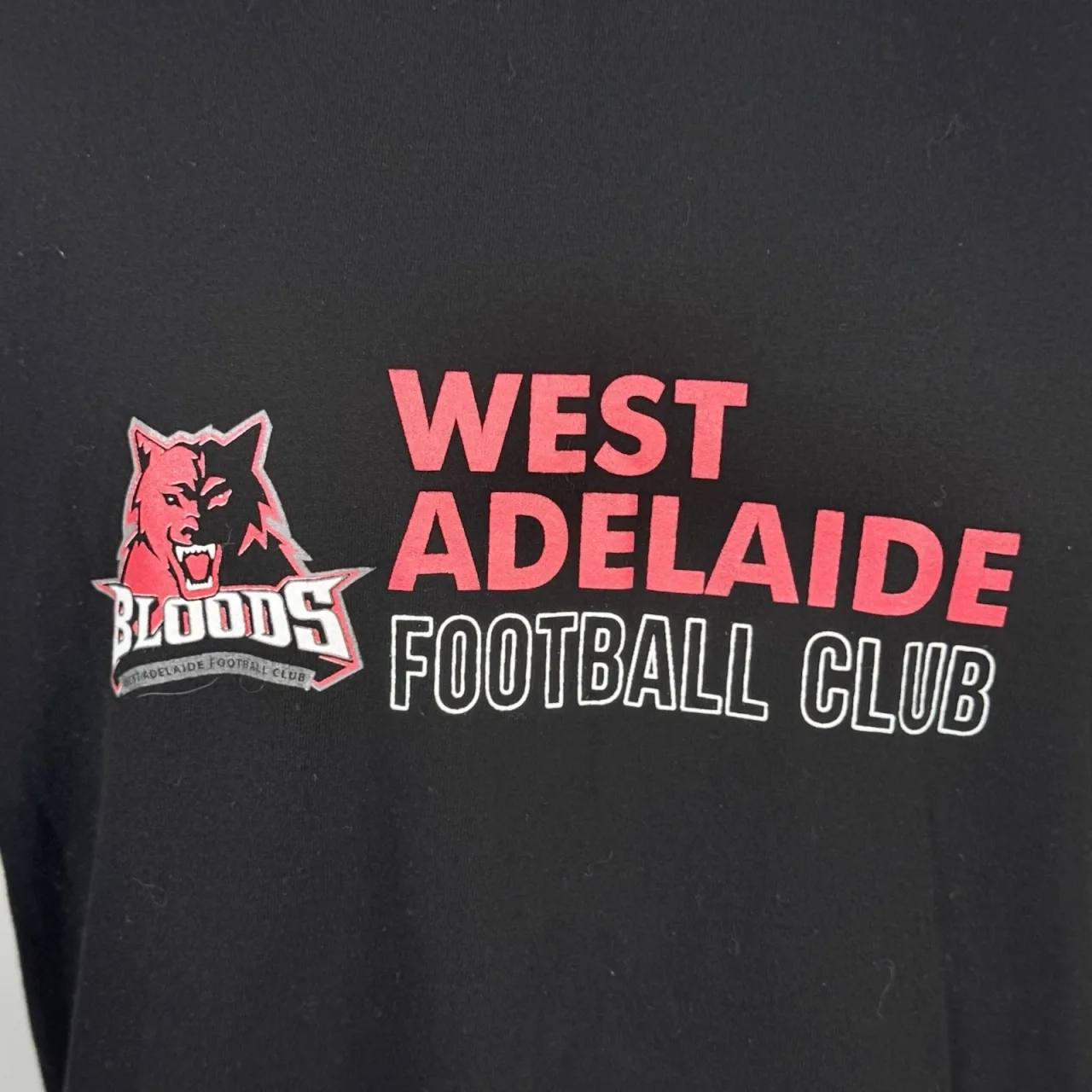 West Adelaide Football Club Bloods T-Shirt Mens 3XL SANFL Ramo Black SANFL — photo 6