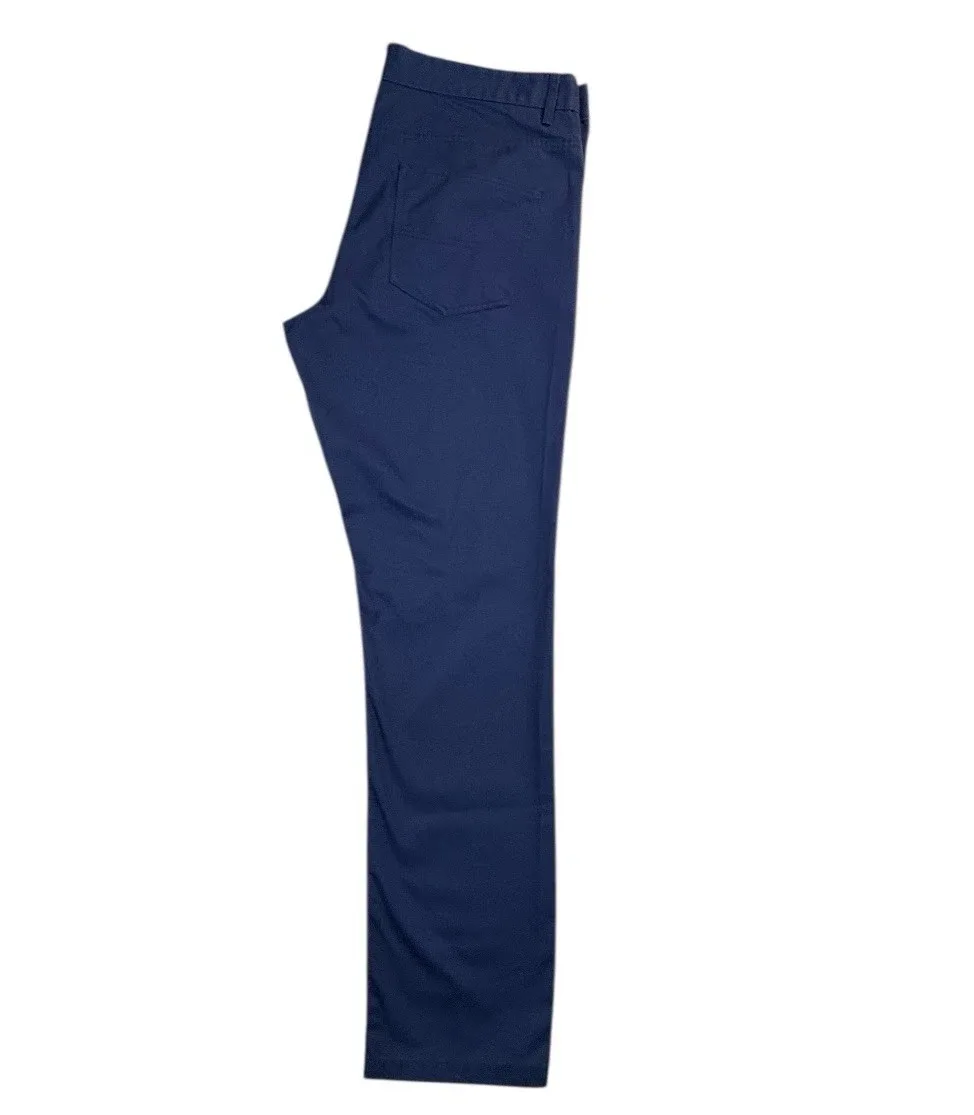 J. Hart & Bros. Chino Trousers Pants Men's 38 x 34 Navy Blue Regular Fit – photo 3