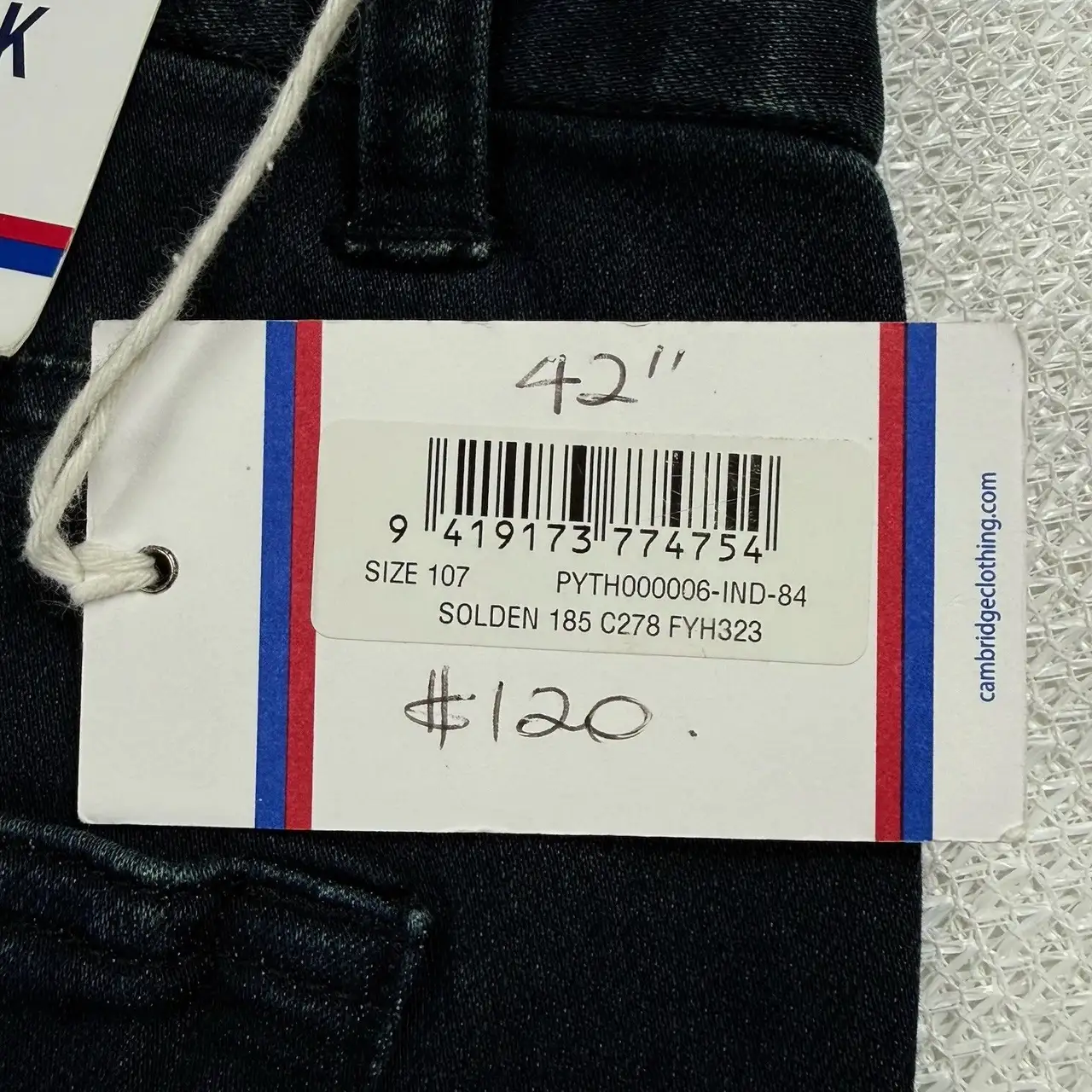 Innsbrook Mens Dark Wash Stretch Jeans 107R Dark Indigo Denim NWT – photo 8