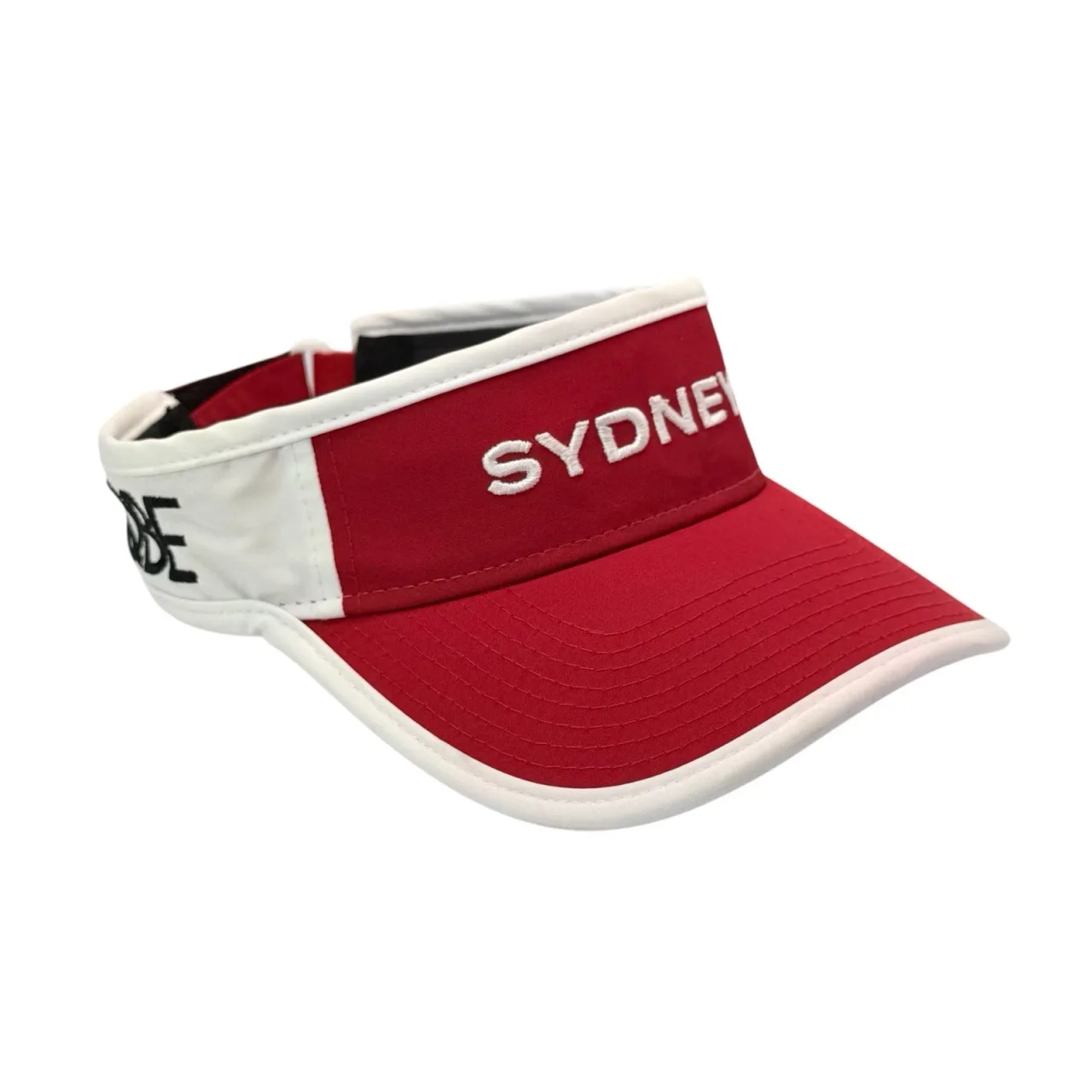 VTG Sydney Swans New Era Adjustable Visor Cap Red White Embroidered AFL Fan Gear — photo 6