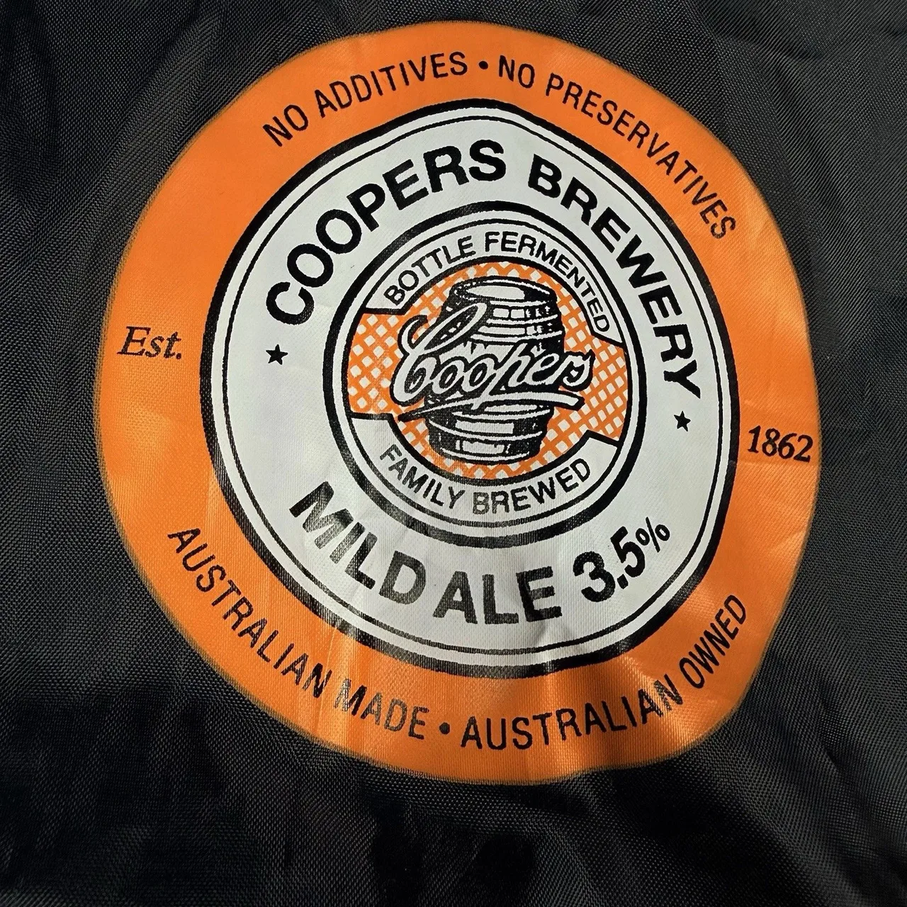 Coopers Mild Ale V8 Supercars Official Beer Windbreaker Jacket Mens XL Orange — photo 7