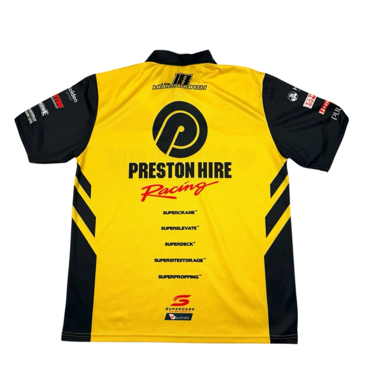 Preston Hire Racing Lee Holdsworth V8 Supercars Team Polo Shirt Mens 2XL XXL — photo 2
