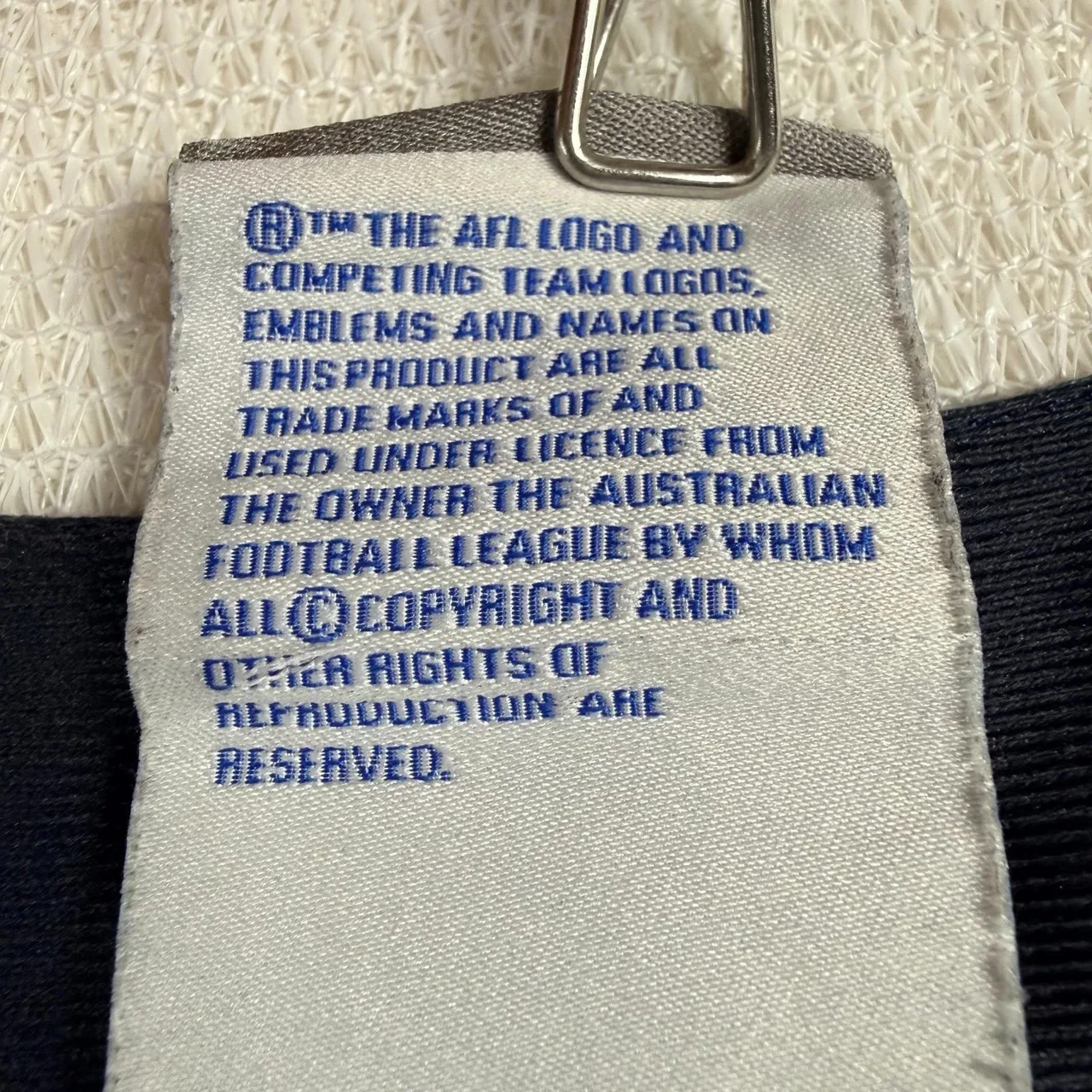Nike AFL Carlton Blues Guernsey Mens XL Made In Australia Hyundai Mars — photo 10