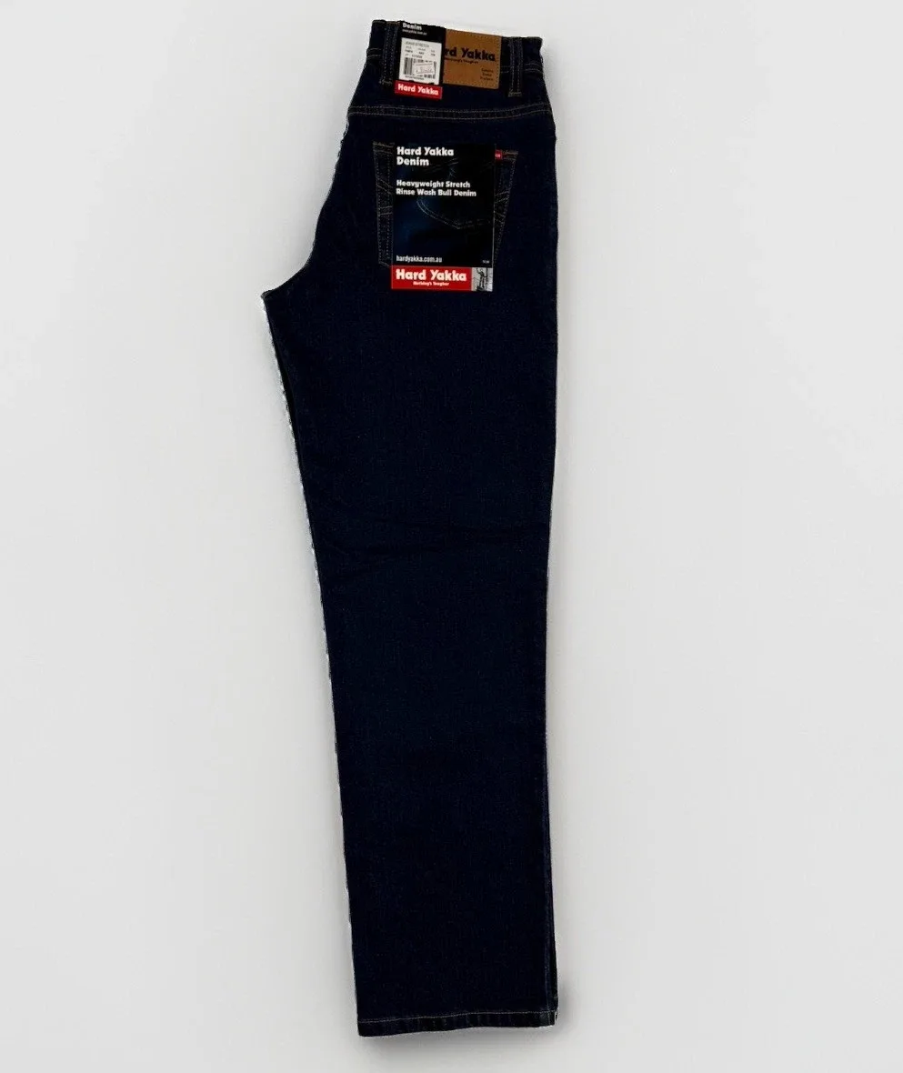 Hard Yakka Denim Work Jeans Mens Size 77R W30 Navy – photo 6