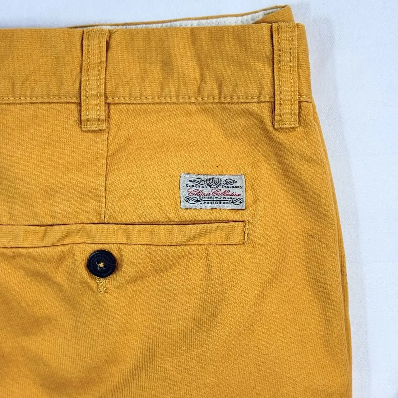 J. Hart & Bros. Chino Collection Pants Men's 38 x 33 Mustard Regular Fit – photo 6