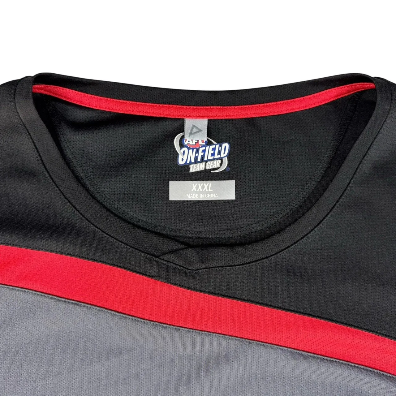 Essendon Bombers AFL Training Shirt Mens XXXL ISC On-Field Kia Fujitsu Grey — photo 5