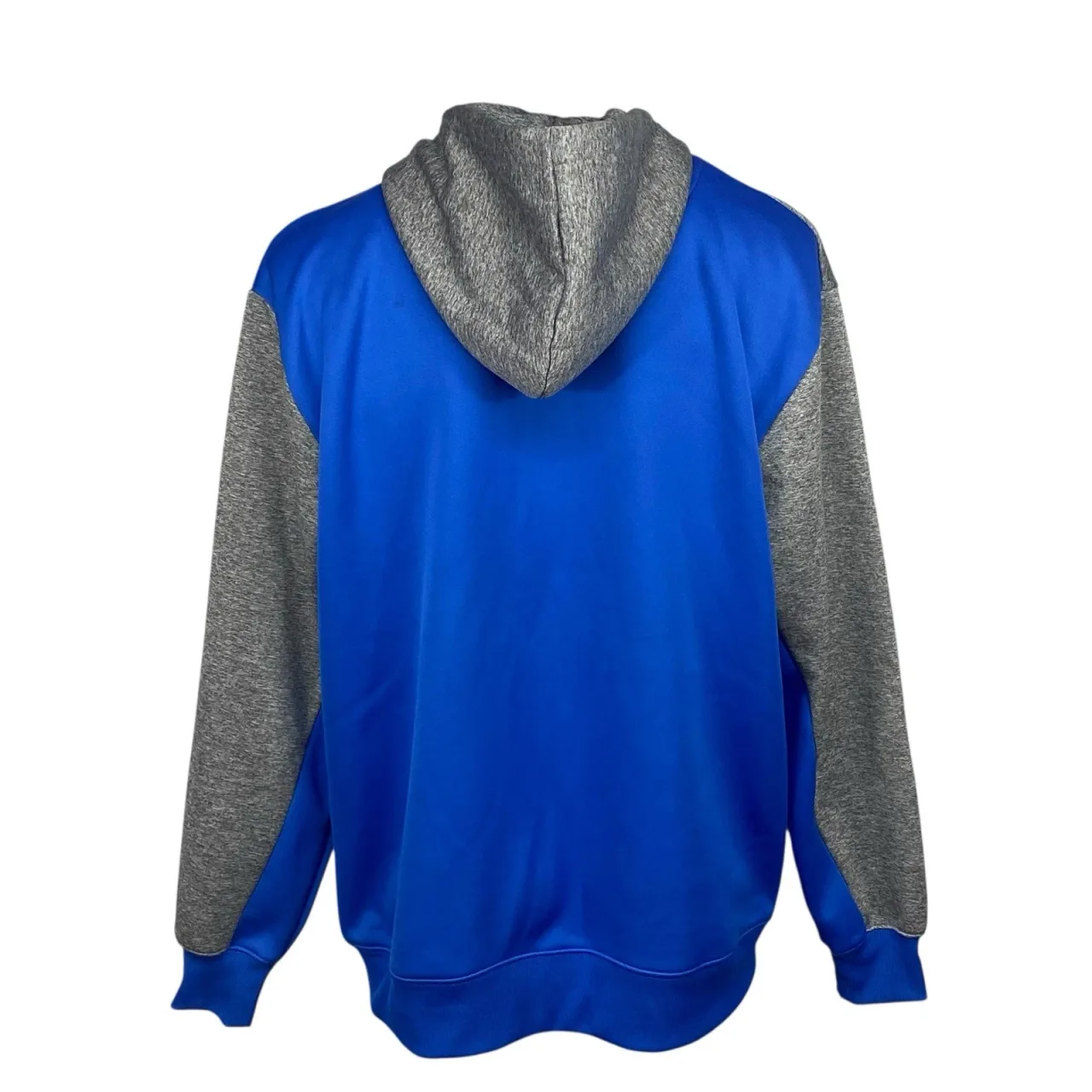 West Coast Eagles AFL Mens Full Zip Hoodie Jumper Size 2XL Royal Blue Grey — photo 2
