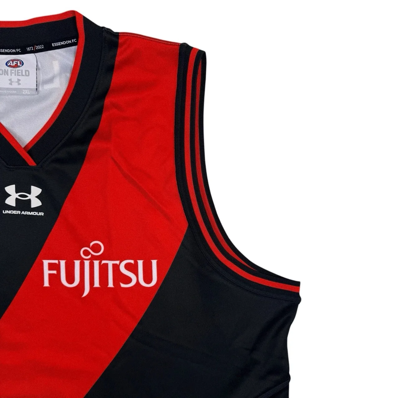 Essendon Bombers 2022 150th Anniversary Guernsey Under Armour 2XL AFL Jersey — photo 7