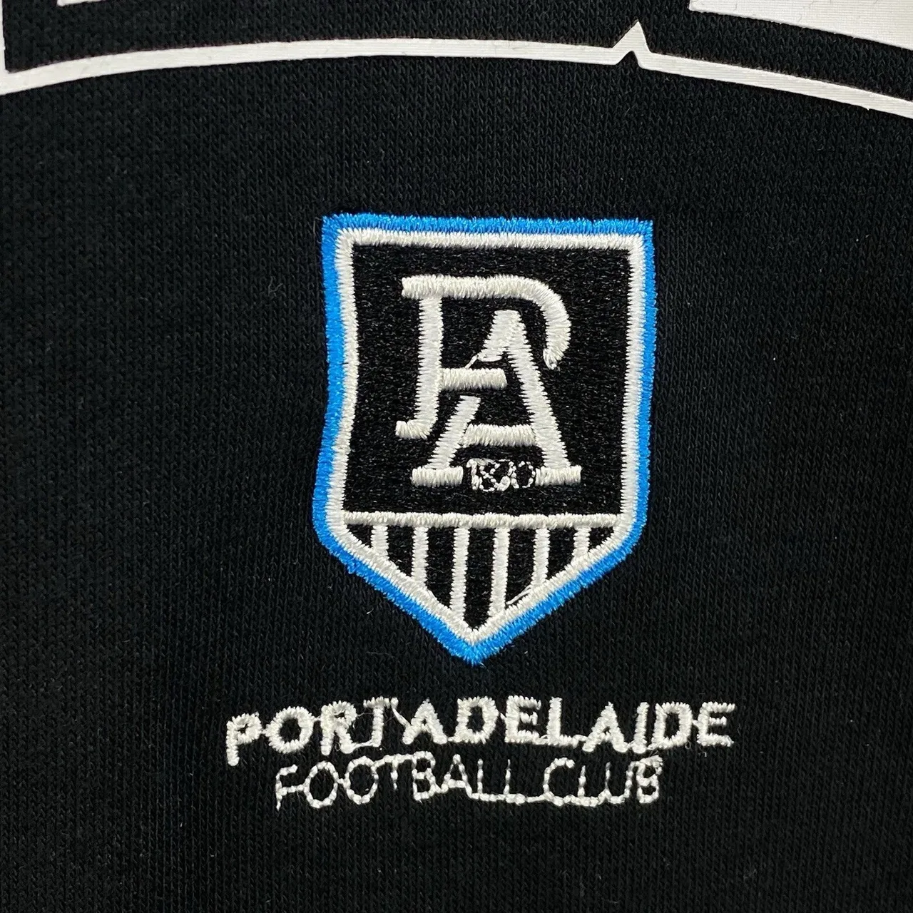Port Adelaide Power AFL Mens Hoodie Jumper Black Teal Size L Football — photo 6