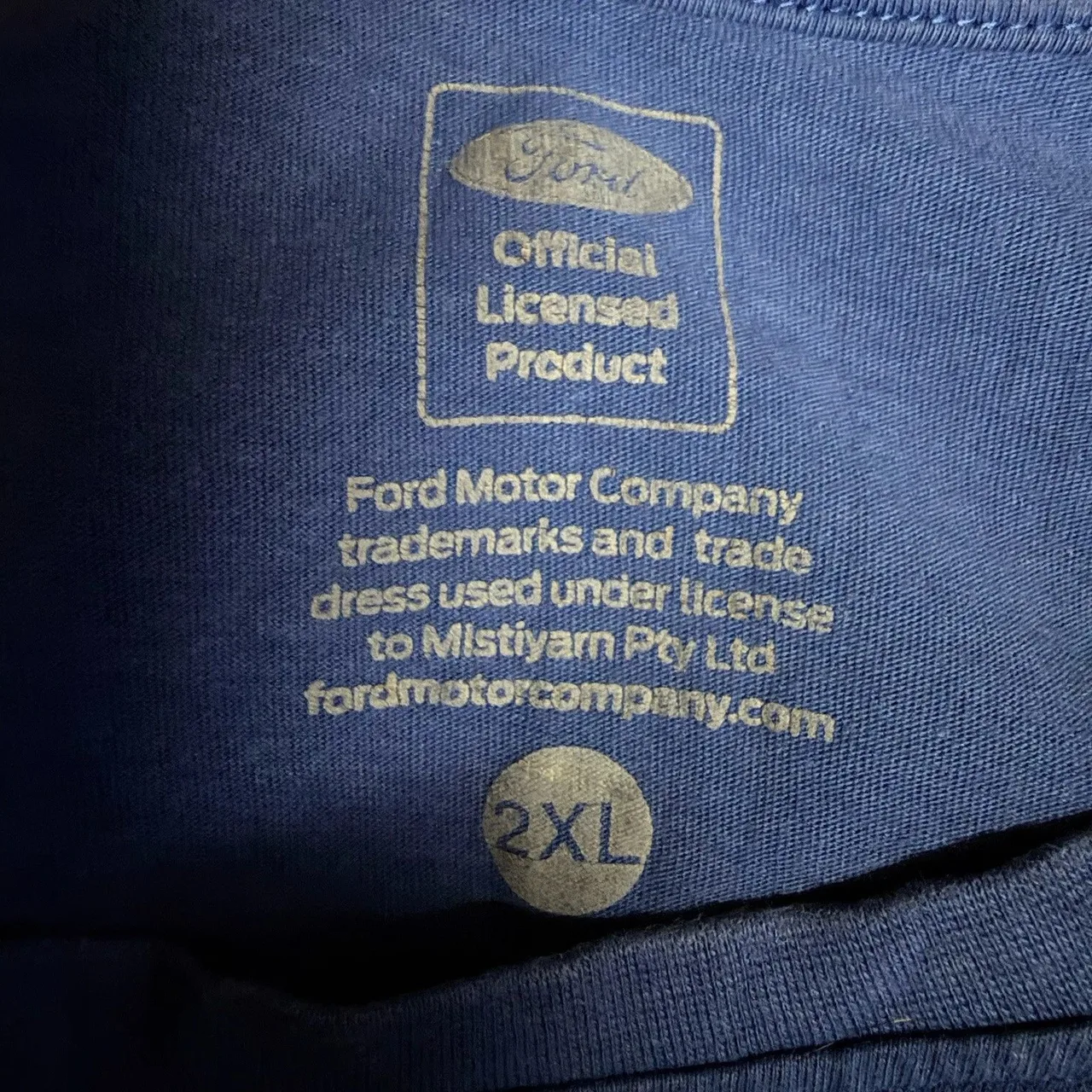 Ford Official Licensed Product XA Superbird GT Graphic T Shirt Mens 2XL Blue — photo 6
