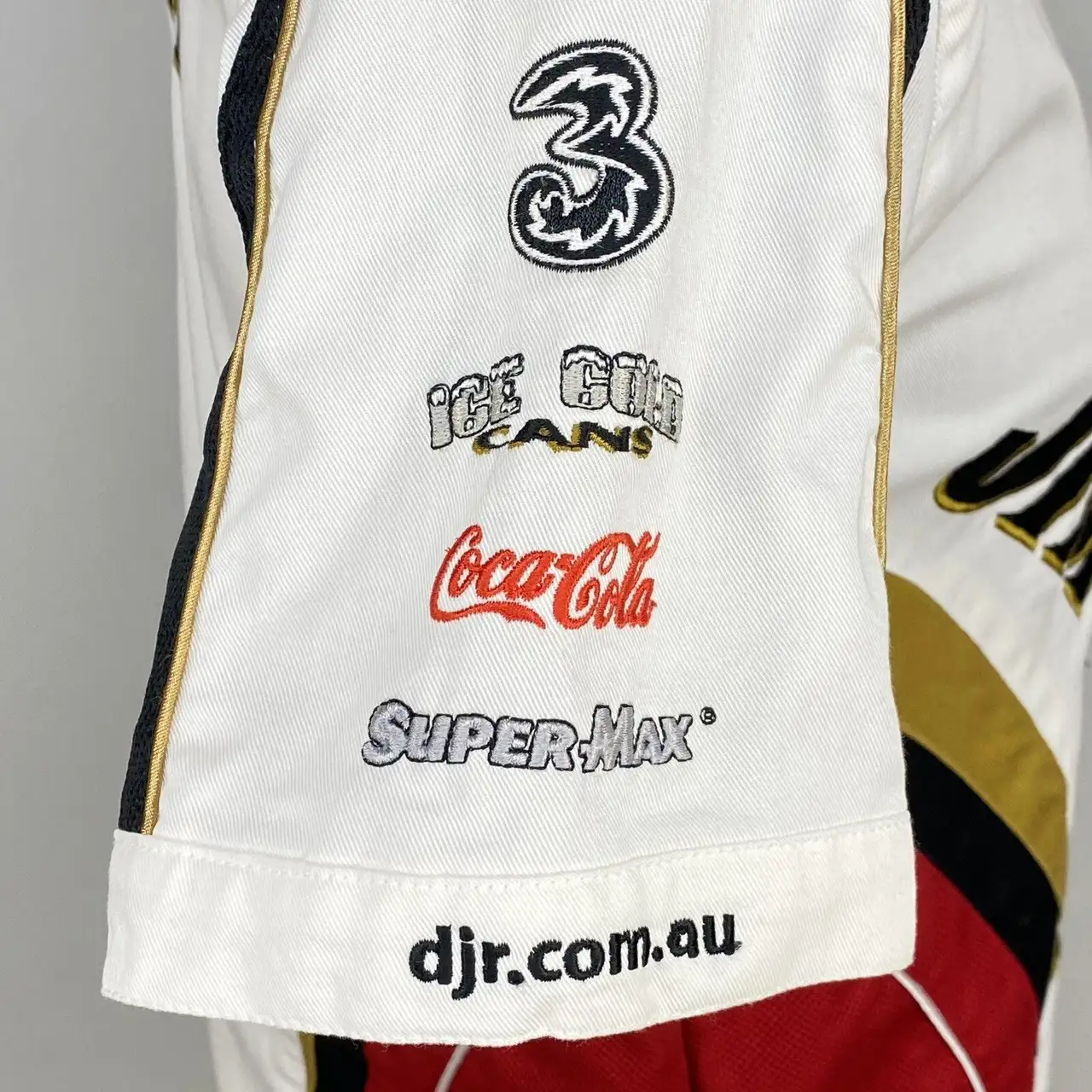 DJR Shell Jim Beam Racing Shirt Dick Johnson White Size XS – photo 5